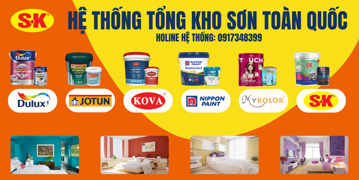 Hệ thống phân phối sơn toàn quốc SK Group